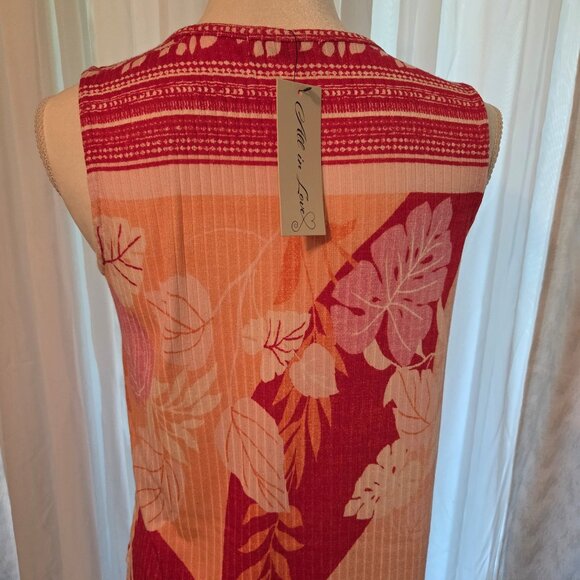 All in Love multicolor sleeveless top size small - Picture 3 of 5